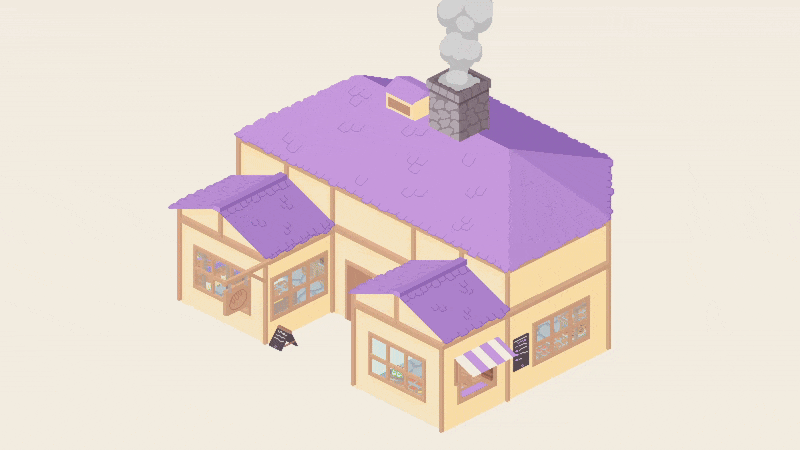 Isometric Fantasy Bakery Isometric Fantasy Bakery